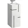Image de LAUFEN Kartell Lave-mains, posé, 2 trous pour robinet, sans trop-plein, 375x435x900, H811331D028151