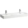 Image de Laufen - Val Lavabo Double, 1 Trou De Robinetterie, Avec