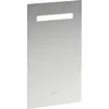 Image de Miroir Leelo Run avec éclairage LED horizontal intégré, cadre en aluminium, 450 mm, version avec 3 interrupteurs à capteur tactile, H4476139501441