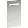 Image de Miroir Leelo Run avec éclairage LED horizontal intégré, cadre en aluminium, 550 mm, version avec 3 interrupteurs à capteur tactile, H4476239501441