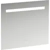 Image de Miroir Leelo Run avec éclairage LED horizontal intégré, cadre en aluminium, 800 mm, version avec 3 interrupteurs à capteur tactile, H4476439501441