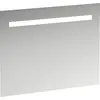 Image de Miroir Run Leelo avec éclairage LED horizontal intégré, cadre en aluminium, 900 mm, version pour interrupteur externe, H4476519501441