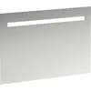 Image de Miroir Leelo courant avec éclairage LED horizontal intégré, cadre en aluminium, 1000 mm, version avec 1 interrupteur à capteur tactile, H4476629501441