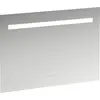 Image de Miroir Leelo courant avec éclairage LED horizontal intégré, cadre en aluminium, 1000 mm, version avec 3 interrupteurs à capteur tactile, H4476639501441