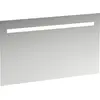 Image de Miroir Leelo courant avec éclairage LED horizontal intégré, cadre en aluminium, 1200 mm, version avec 1 interrupteur à capteur tactile, H4476729501441