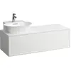 Image de LAUFEN The New Classic Sideboard, découpe à gauche, 1175x455x345mm, 1 tiroir, pour lave-mains à poser H816852, H4060850856271
