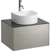Image de Tiroir Sonar courant, 1 tiroir, adapté aux cuvettes des lavabos 812340, 812341, 812342, découpe au milieu pour le lavabo et le robinet, H4054050341421