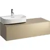 Image de Tiroir Sonar en cours d'utilisation, 1 tiroir, adapté au lavabo H816341, H816342, découpe à gauche pour le lavabo, H4054520340401