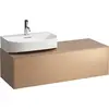 Image de Tiroir Sonar en cours d'utilisation, 1 tiroir, adapté au lavabo H816341, H816342, découpe à gauche pour le lavabo, H4054520340411