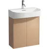 Image de Socle De Lavabo Sonar, 2 Portes, Convient Au Lavabo 810342,