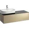 Image de Tiroir Sonar en cours d'utilisation, 1 tiroir, adapté au lavabo H816341, H816342, découpe à gauche pour le lavabo, H4054520341401