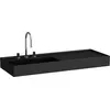 Image de LAUFEN Kartell lavabo, encastré, tablette à droite, 1 trou pour robinetterie, sans trop-plein, 1200x460mm, H8133327161111