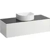 Image de Tiroir Sonar courant, 1 tiroir, adapté aux cuvettes des lavabos 812340, 812341, 812342, 812343, découpe au milieu pour le lavabo, H4054210341431