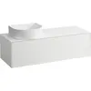 Image de Tiroir Sonar en cours d'utilisation, 1 tiroir, adapté aux cuvettes des lavabos 812340, 812341, 812342, 812343, découpe à gauche pour le lavabo, H4054220341701