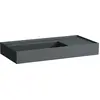 Image de LAUFEN Kartell lavabo à poser, tablette à droite, sans trou pour robinet, sans trop-plein, 900x460mm, H8183387581121