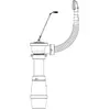 Image de Bonde avec bouchon-chaînette D70 pour évier kitchenette - FRANKE - 778898