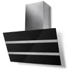Image de Hotte Verticale Inclinée Steelmax 800mm Inox/verre Noir - Classe B - Dé Faber 5513357