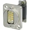 Image de Neutrik NADB9MF Kabelschnittstellen-/adapter D-SUB Schwarz - Silber (NADB9MF)