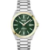 Image de Montre BOSS pour homme, collection Strike, avec mouvement à quartz à trois aiguilles et bracelet en argent