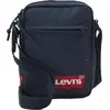 Image de Sac bandoulière pour homme Levi's, modèle Mini Crossbody Solid (rouge, motif aile de chauve-souris), couleur bleu marine, taille unique