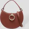 Image de Chloé Mini sac à bandoulière Arlène brun
