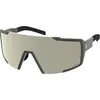 Image de Scott Shield Sonnenbrille vert kaki AMP blanc chrome S2
