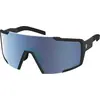 Image de Scott Shield Compact Sonnenbrille noir AMP bleu béryl chrome S3