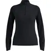 Image de Haut de course Zeroweight Warm avec demi-fermeture éclair 2.0, femmes - Odlo, couleur : 15000 noir, taille : M