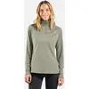 Image de Odlo Essential Ceramiwarm Sweatshirt à demi-fermeture éclair Vert L Femme Vert L