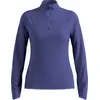Image de Haut de course Zeroweight Warm avec demi-fermeture éclair 2.0, femmes - Odlo, couleur : 21119 Skipper Blue, taille : XL