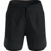 Image de Odlo - Short de vélo pour femmes, modèle X-alp, 5 pouces, 2 en 1, pour trail running, couleur noire, taille S