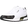 Image de Baskets Guess pour femmes, modèle FL5MOX, collection automne/hiver 2022, couleur blanc cassé (whbr)
