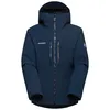 Image de Veste polaire à capuche Mammut Stoney HS, couleur marine, taille M