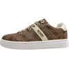 Image de Guess - Chaussures de sport pour femmes, modèle à lacets, couleur marron, style décontracté