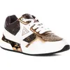 Image de Guess Mickay Chaussures de sport Blanc,Noir EU 36 Femmes Blanc,Noir EU 36
