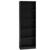 Image de Hucoco - Florence - Bibliothèque Contemporaine 5 Niches Salon/bureau/chambre 30x40x182 - Meuble De Rangement Multifonctionnel Livres Dèco