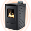 Image de NEMAXX® Poêle à granulés P6 6 kW,A+,120 m³,nettoyage automatique,ECO,programme hebdomadaire,télécommande,WiFi Ready,protection surchauffe,Noir