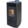 Image de Nemaxx P9 Poêle à pellets Poêle à pellets 11kW Poêle à chauffage Poêle à pellets Cheminée Chauffage à pellets Appareil de chauffage Chauffage à pellets -noir- WiFi-Ready