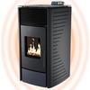 Image de NEMAXX® Poêle à granulés P12 13,6 kW,A+,300 m³,nettoyage automatique,ECO,programme hebdomadaire,télécommande,WiFi Ready,protection surchauffe,Noir
