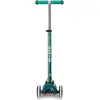 Image de Micro Maxi Scooter Deluxe ECO LED vert - trottinette durable pour enfants avec roues LED