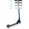 Image de Micro Scooter LED Pearl Blue Purple - guidon réglable en hauteur - 2 roues