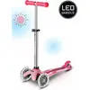 Image de micro Scooter | trottinette | mini micro deluxe glow LED plus frosty pink