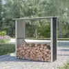 Image de Cabane en bois pour le jardin en métal 182x89x190cm Vipiteno
