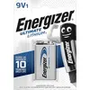 Image de Energizer 635236 ENERGIZER Ultimate Lithium 9V Block 1 blister
