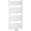 Image de Zehnder Radiateur Sèche-serviettes Zeno Bow, 1688x495 Mm (hxl), Raccordement Central/latéral, Courbé, Znt-170-050-05, Zz400350b100000