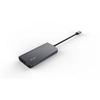Image de LMP-USB-C Hub vidéo 5 ports, HDMI, 3x USB 3.0 (1x 1.5A), USB-C (PD et données), alu. boîtier, Gris Espace