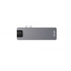 Image de LMP-USB-C Station d'accueil compacte 4K 8 ports, HDMI, Mini-DP, Eth., USB 3.0, SD/microSD, USB-C, Alu, Gris espace
