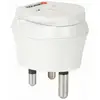 Image de Adaptateur de Voyage 2-en-1 Universel pour Europe et Afrique du Sud 16A Blanc - Neuf