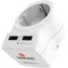 Image de Adaptateur Chargeur Voyage 2 USB A 15A Europe vers USA 2/3 poles Blanc Skross - Neuf