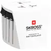 Image de Adaptateur de voyage SKROSS World Adapter MUV Micro 2,5 A Blanc, système coulissant 220+ destinations sans conversion de tension - Neuf